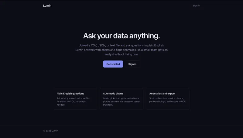 Lumin screenshot